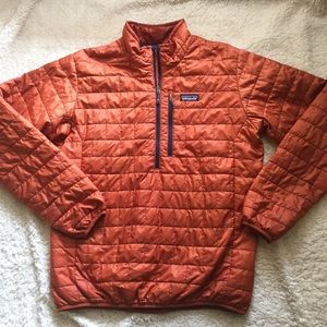 Patagonia Half Zip Nano Puff Copper Ore